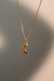 18K Gold Vermeil Cowgirl Boot Necklace
