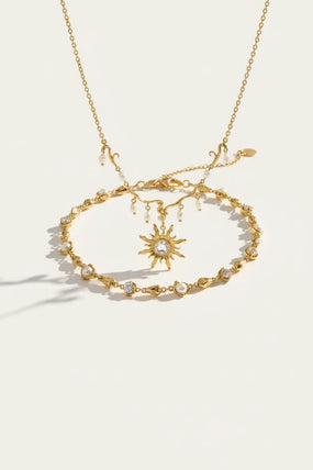 Sun Pearl Necklace Bundle