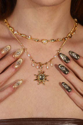 Sun Pearl Necklace Bundle