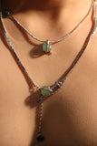 Jade Pendant Chain Necklace