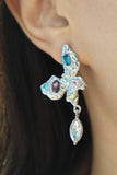 925 Silver Butterfly Dangle Earrings - Cutethingscommin