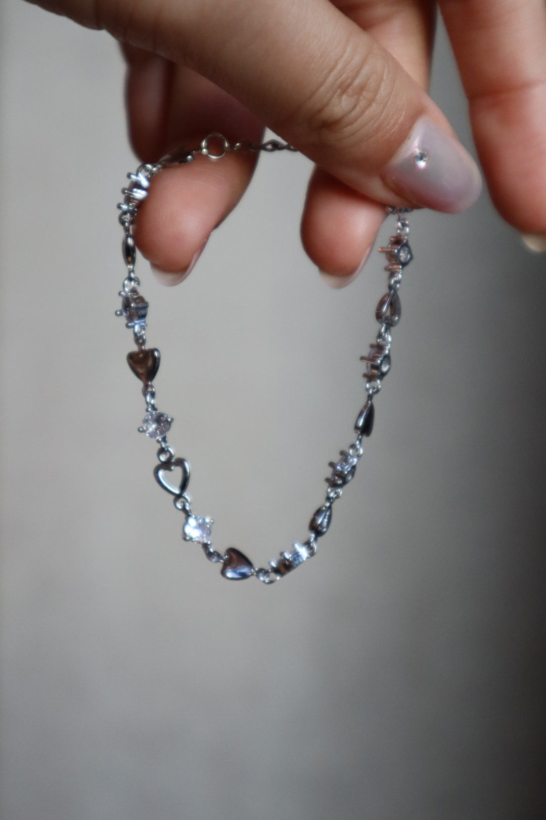 Diamonds Heart Bracelet