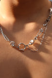White Moonlight Knot Necklace