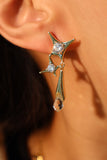 18K Gold Star drop earrings