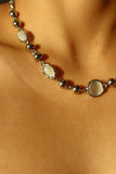 Multi White Opals Necklace