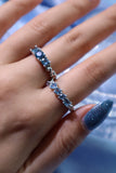 3 in 1 Blue Gems Ring