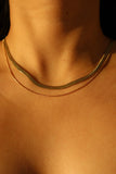 18K Gold stainless steel layer necklace