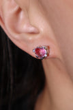925 Sterling Silver Gradient Heart Earrings