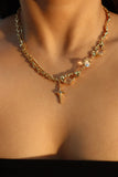 18K Real Gold Plated Moonlight Star Necklace