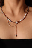 Moonlight Saturn Star Pearl Chain Necklace