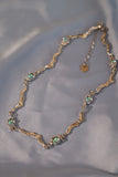 Multi Opals Wave Necklace