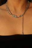 Opal Silver Balls Necklace