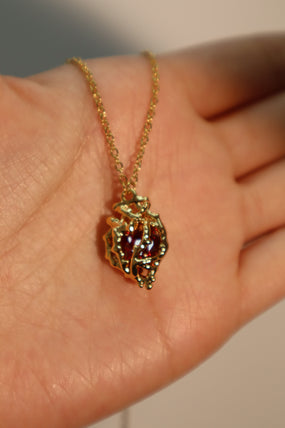 18K Real Gold Plated Heart Necklace