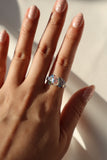 925 Sterling Silver multi gemstones Ring