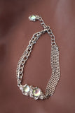 Opal chain bracelet