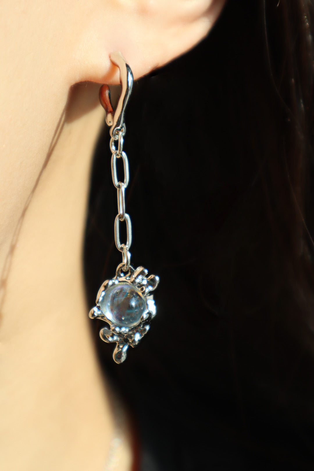 Moonstone Dangle Earrings
